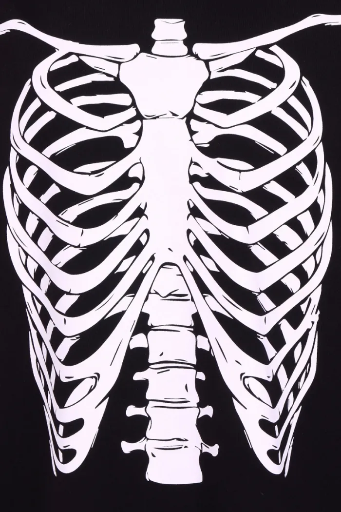 Hell Bunny - Skeleton Hoodie Dress  | Dark Ages